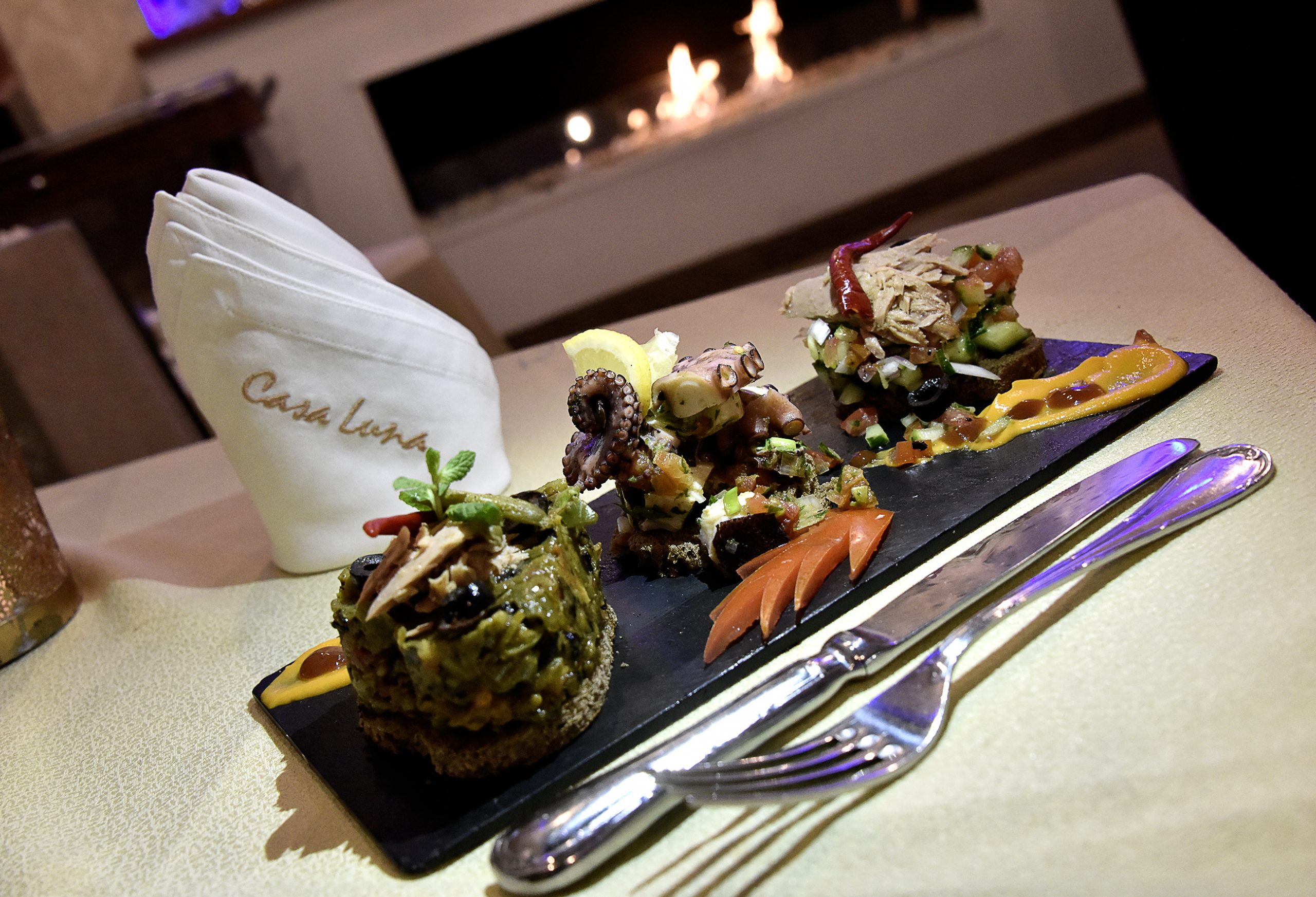 Assiette signature du chef
